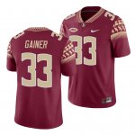 Florida State Seminoles Amari Gainer Men's #33 Garnet College Football Stitched Jersey