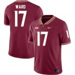 Florida State Seminoles Charlie Ward Men's #17 Maroon Authentic College Football Stitched Jersey