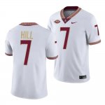 Florida State Seminoles Destyn Hill Men's #7 White 2023 College Football Stitched Jersey