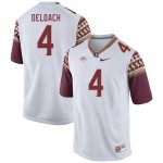 Florida State Seminoles Kalen DeLoach Men's #4 White Authentic College Football Stitched Jersey