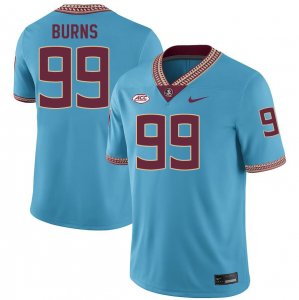 Florida State Seminoles Brian Burns Men's #99 Turquoise Authentic College Football Stitched Jersey