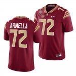 Florida State Seminoles Julian Armella Men's #72 Garnet Seminole Scholar patch Limited College Football Stitched Jersey