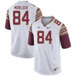 Florida State Seminoles Kyle Morlock Men's #84 White Authentic College Football Stitched Jersey