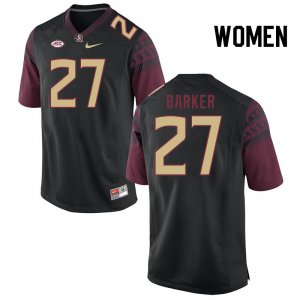 Florida State Seminoles Ashlynd Barker Women's #27 Black Authentic College Football Stitched Jersey