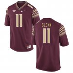 Florida State Seminoles Brock Glenn Men's #11 Garnet Authentic College Football Stitched Jersey