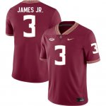 Florida State Seminoles Derwin James Jr. Men's #3 Maroon Authentic College Football Stitched Jersey