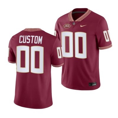 Florida State Seminoles Custom Men's #00 NIL Garnet 2023 College Football Stitched Jersey