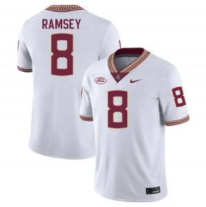 Florida State Seminoles Jalen Ramsey Men's #8 White Authentic College Football Stitched Jersey