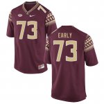 Florida State Seminoles Jaylen Early Men's #73 Garnet Authentic College Football Stitched Jersey