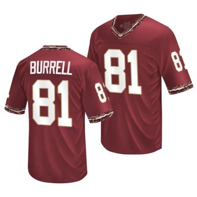 Florida State Seminoles Joshua Burrell Men's #81 Garnet 2023 Replica College Football Stitched Jersey