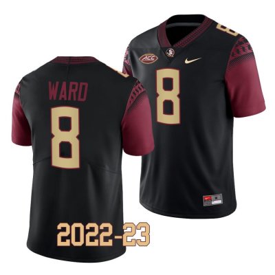 Florida State Seminoles Treshaun Ward Men's #8 2022-23 Replica Black College Football Stitched Jersey