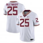 Florida State Seminoles Fred Biletnikoff Men's #25 White Authentic College Football Stitched Jersey