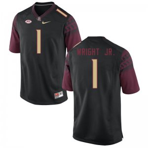 Florida State Seminoles Winston Wright Jr. Men's #1 Black Authentic College Football Stitched Jersey