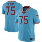 Florida State Seminoles Cameron Erving Men's #75 Turquoise Authentic College Football Stitched Jersey