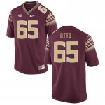 Florida State Seminoles Andre Otto Men's #65 Garnet Authentic College Football Stitched Jersey