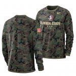 Florida State Seminoles Men's Military Appreciation Veterans Day 2021 Camo College Football Stitched T-Shirt