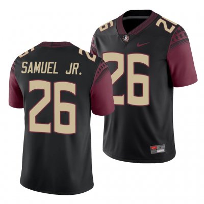 Florida State Seminoles Asante Samuel Jr. Men's #26 Black Alternate College Football Stitched Jersey