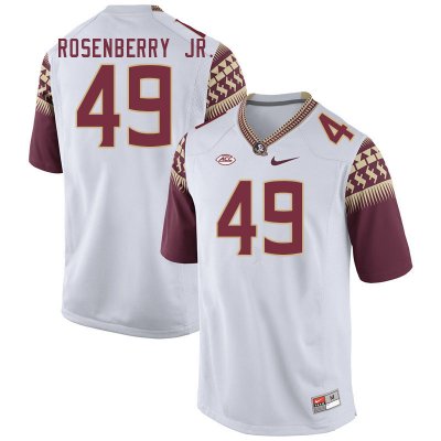 Florida State Seminoles James Rosenberry Jr. Youth #49 Garnet Authentic College Football Stitched Jersey