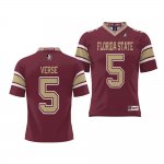 Florida State Seminoles Jared Verse Youth #5 NIL Player Garnet College Football Stitched Jersey