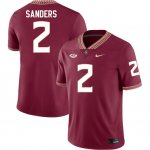 Florida State Seminoles Deion Sanders Men's #2 Maroon Authentic College Football Stitched Jersey