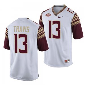 Florida State Seminoles Jordan Travis Men's #13 White College Football Stitched Jersey