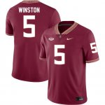 Florida State Seminoles Jameis Winston Men's #5 Maroon Authentic College Football Stitched Jersey