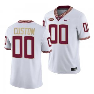 Florida State Seminoles Custom Men's #00 White 2023 College Football Stitched Jersey