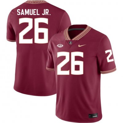 Florida State Seminoles Asante Samuel Jr. Men's #26 Maroon Authentic College Football Stitched Jersey