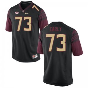 Florida State Seminoles Jaylen Early Men's #73 Black Authentic College Football Stitched Jersey