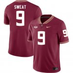 Florida State Seminoles Josh Sweat Men's #9 Maroon Authentic College Football Stitched Jersey